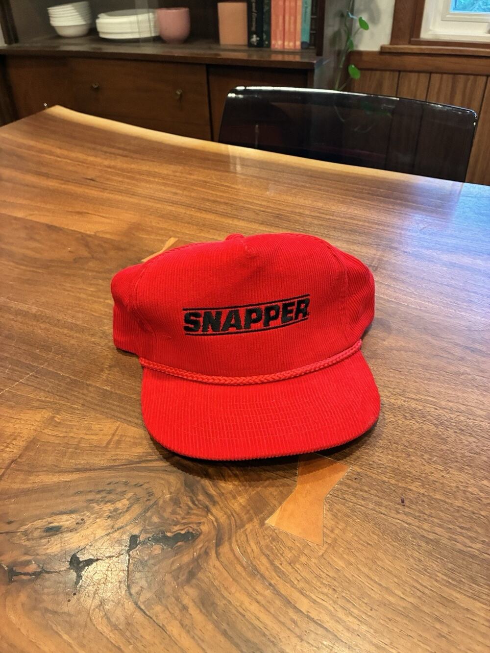 Vintage Snapper Trucker Hat Corduroy Trucker Cap